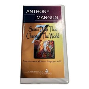 Anthony Mangun Seven Days That Changed‎ The World Audio Cassette Tape